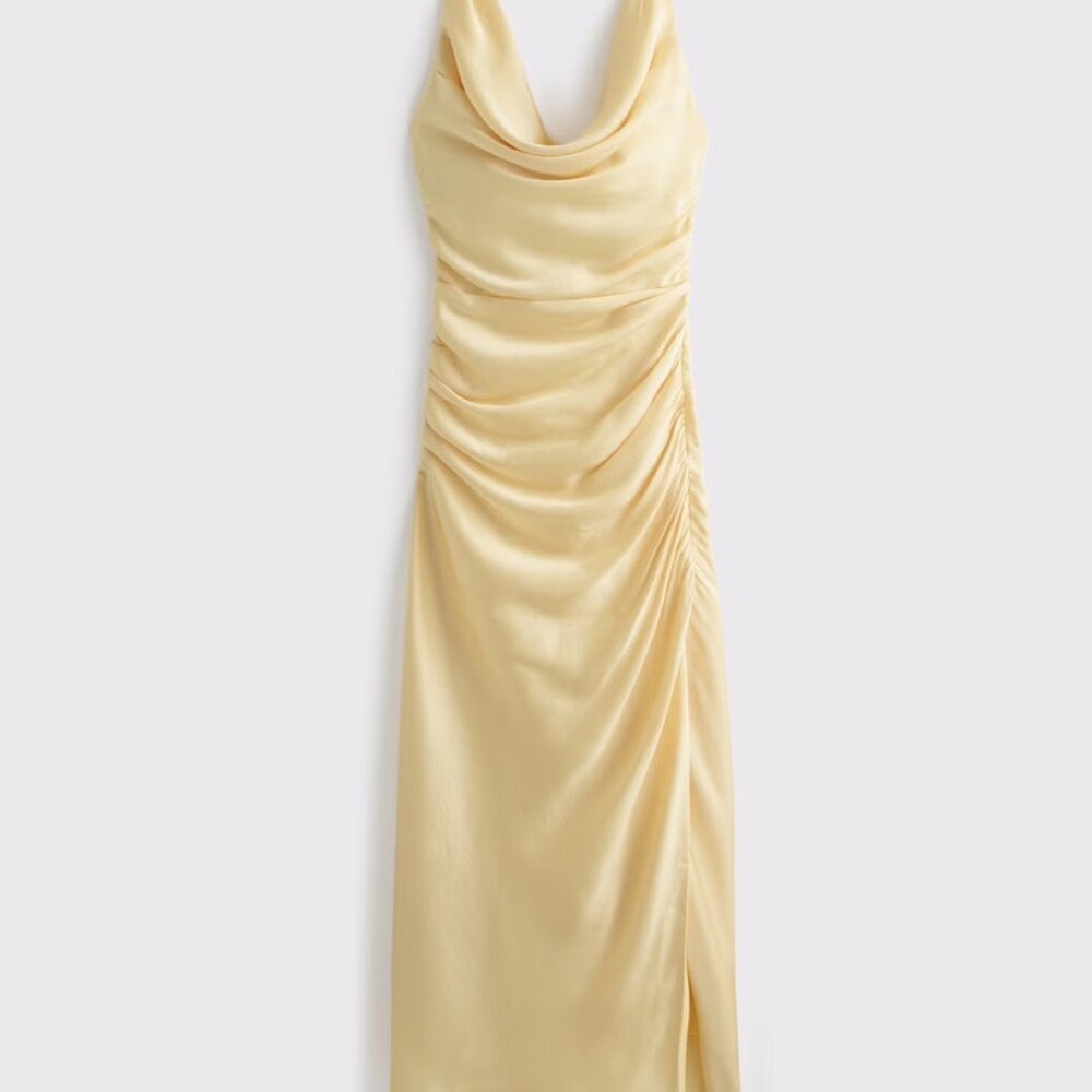 Abercrombie & Fitch Cowl Neck Draped Maxi Dress - Picture 5 of 5